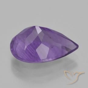 9,17 ctw natürlicher Mittelviolett Amethyst, Birnenform, VS