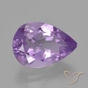 9,17 ctw natürlicher Mittelviolett Amethyst, Birnenform, VVS-VS