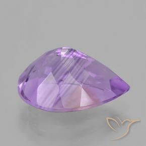 9,17 ctw natürlicher Tiefviolettes Violett Amethyst, Birnenform, VS