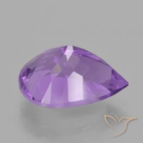 9,17 ctw natürlicher Lilaisch-violett Amethyst, Birnenform, VS