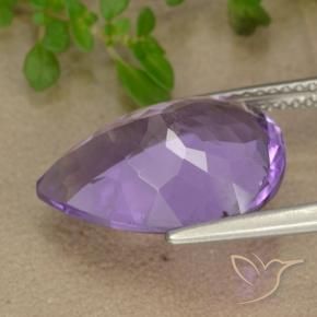 9,17 ctw natürlicher Mittelviolett Amethyst, Birnenform, VS