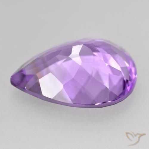 9,17 ctw natürlicher Rosaig-violett Amethyst, Birnenform, VS