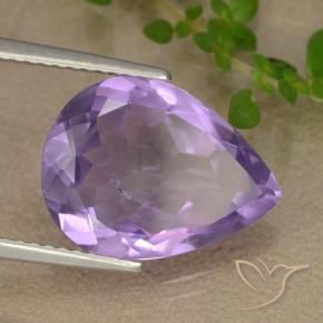 9,17 ctw natürlicher Rosa Iris Violett Amethyst, Birnenform, VS