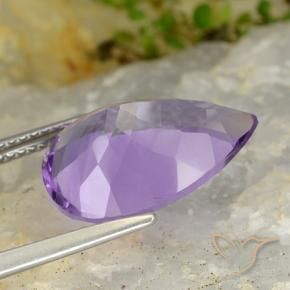 9,17 ctw natürlicher Aubergine Veilchen Amethyst, Birnenform, VS