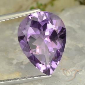 9,17 ctw natürlicher Mittelviolett Amethyst, Birnenform, VVS-VS