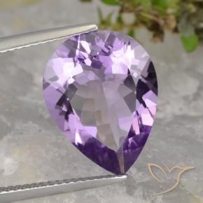 9,17 ctw natürlicher Aubergine Veilchen Amethyst, Birnenform, VVS-VS