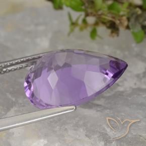 9,17 ctw natürlicher Aubergine Veilchen Amethyst, Birnenform, VVS-VS