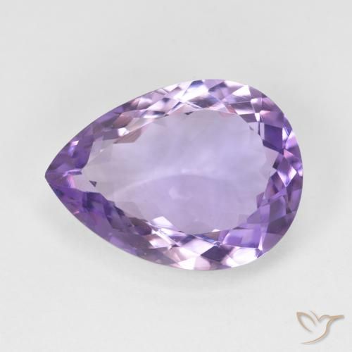 6.93ct Natürlicher Mittelviolett Amethyst, Birnenform, VVS-VS