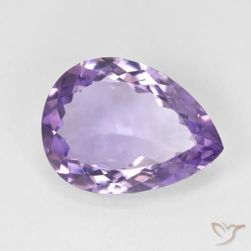 9,17 ctw natürlicher Mittelviolett Amethyst, Birnenform, VVS-VS
