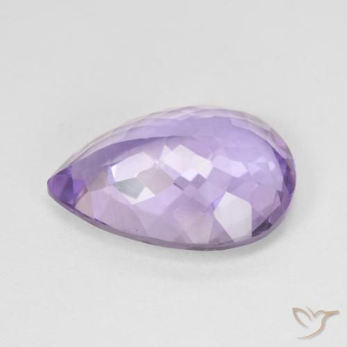 9,17 ctw natürlicher Mittelviolett Amethyst, Birnenform, VVS-VS