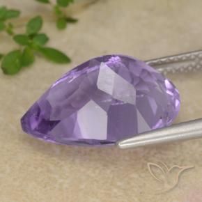 9,17 ctw natürlicher Mittelviolett Amethyst, Birnenform, VS