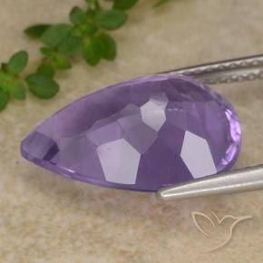 9,17 ctw natürlicher Aubergine Veilchen Amethyst, Birnenform, VS