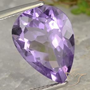 9,17 ctw natürlicher Mittelviolett Amethyst, Birnenform, VVS-VS