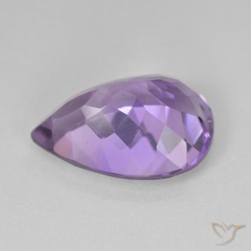 9,17 ctw natürlicher Lilaisch-violett Amethyst, Birnenform, VVS-VS