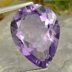 9,17 ctw natürlicher Lilaisch-violett Amethyst, Birnenform, VVS-VS
