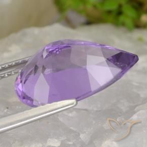 9,17 ctw natürlicher Rosaig-violett Amethyst, Birnenform, VS
