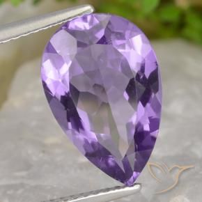 9,17 ctw natürlicher Rosaig-violett Amethyst, Birnenform, VS