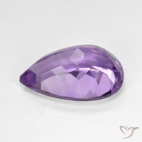 9,17 ctw natürlicher Mittelviolett Amethyst, Birnenform, VS