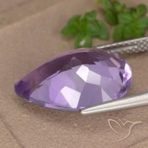 9,17 ctw natürlicher Mittelviolett Amethyst, Birnenform, VVS-VS