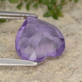 9,17 ctw natürlicher Mittelviolett Amethyst, Herz, VS