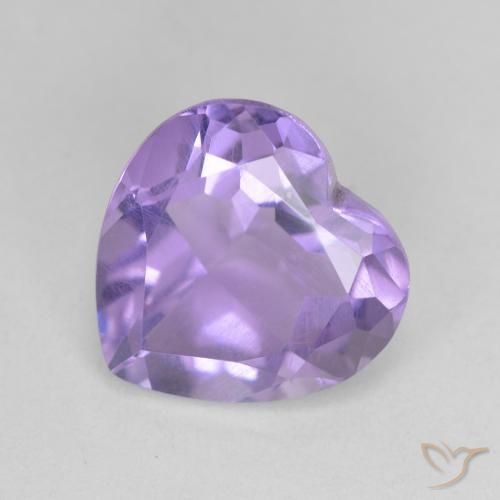 3.02ct Natürlicher Mittelviolett Amethyst, Herz, VS