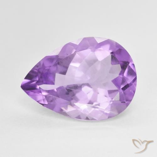 9,17 ctw natürlicher tiefviolett Amethyst, Birnenform, VS