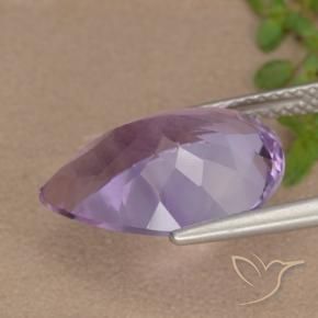 9,17 ctw natürlicher tiefviolett Amethyst, Birnenform, VVS-VS