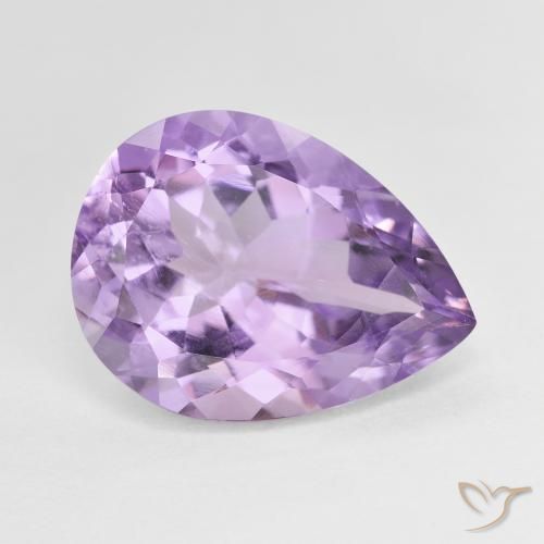 9,17 ctw natürlicher Mittelviolett Amethyst, Birnenform, VS
