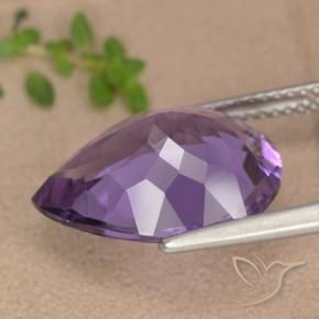 9,17 ctw natürlicher Mittel Violett-Rosa Amethyst, Birnenform, VS