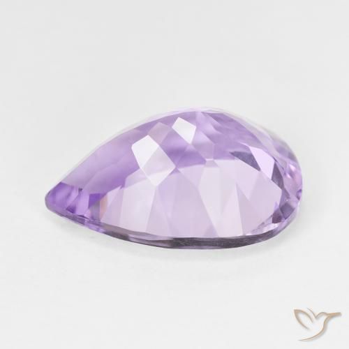 9,17 ctw natürlicher tiefviolett Amethyst, Birnenform, VVS-VS
