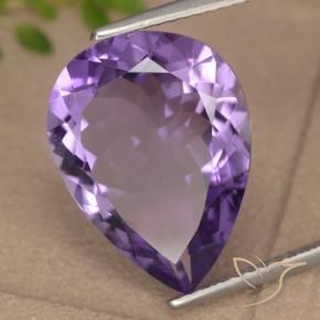 9,17 ctw natürlicher Aubergine Veilchen Amethyst, Birnenform, VVS-VS