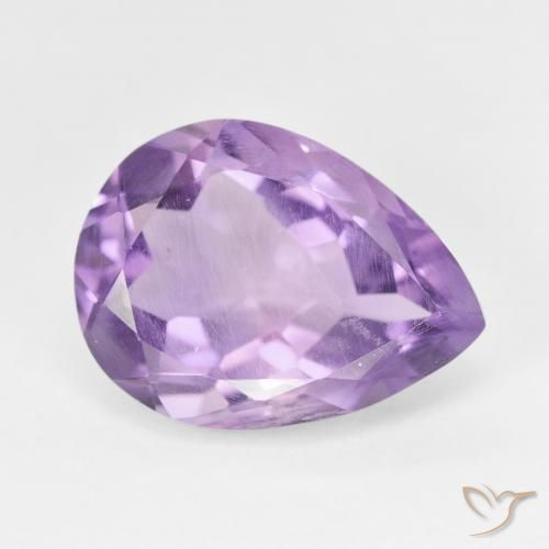 7.26ct Natürlicher Iris Violett Amethyst, Birnenform, VS