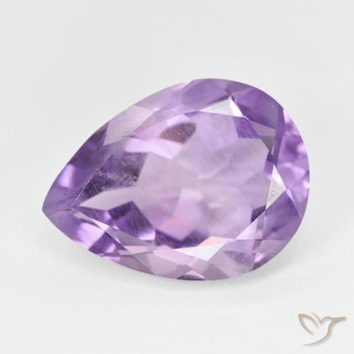 9,17 ctw natürlicher Iris Violett Amethyst, Birnenform, VS