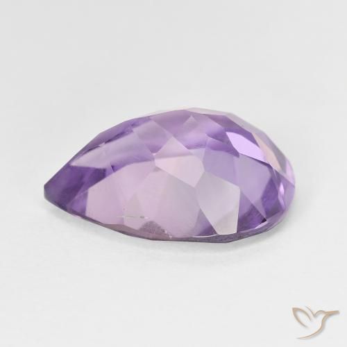 9,17 ctw natürlicher Iris Violett Amethyst, Birnenform, VS