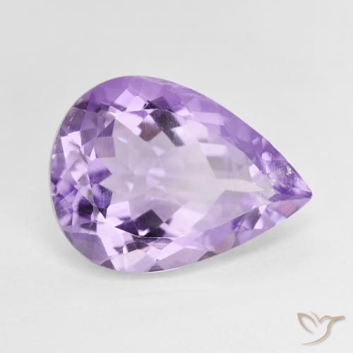 9,17 ctw natürlicher Mittelviolett Amethyst, Birnenform, VS