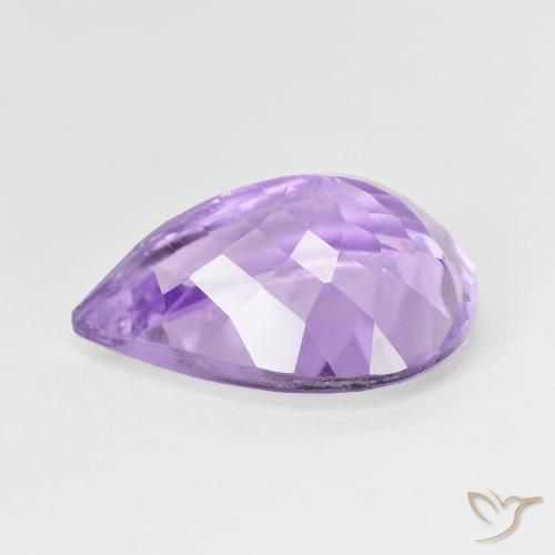 9,17 ctw natürlicher Mittelviolett Amethyst, Birnenform, VS