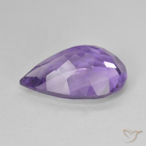 9,17 ctw natürlicher tiefviolett Amethyst, Birnenform, VS
