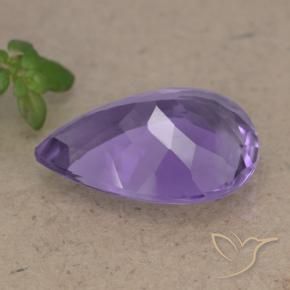 9,17 ctw natürlicher Mittelviolett Amethyst, Birnenform, VS