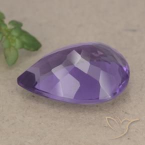 9,17 ctw natürlicher Lilaisch-violett Amethyst, Birnenform, VS