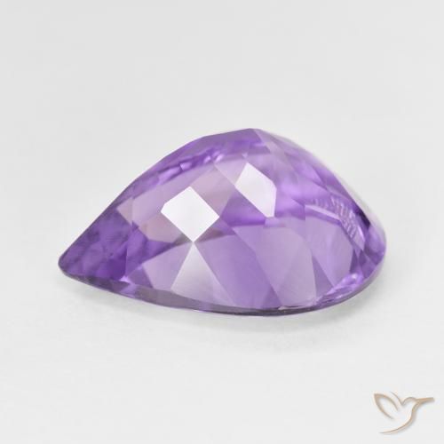 9,17 ctw natürlicher Mittelviolett Amethyst, Birnenform, VS