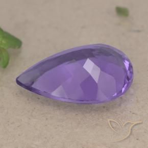 9,17 ctw natürlicher Mittelviolett Amethyst, Birnenform, VS