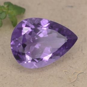 9,17 ctw natürlicher tiefviolett Amethyst, Birnenform, VS