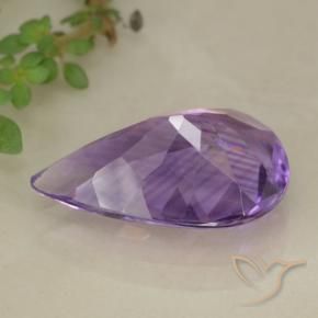 9,17 ctw natürlicher Mittelviolett Amethyst, Birnenform, VS