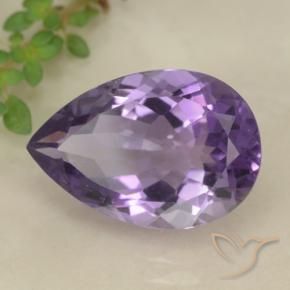 9,17 ctw natürlicher Mittelviolett Amethyst, Birnenform, VS