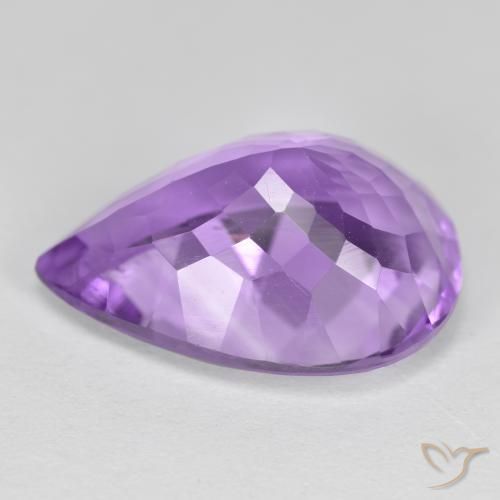 9,17 ctw natürlicher tiefviolett Amethyst, Birnenform, VVS-VS