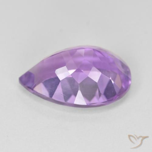 9,17 ctw natürlicher Mittelviolett Amethyst, Birnenform, VVS-VS