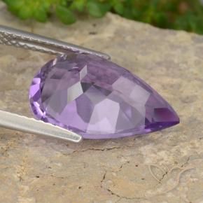 9,17 ctw natürlicher Mittelviolett Amethyst, Birnenform, VVS-VS