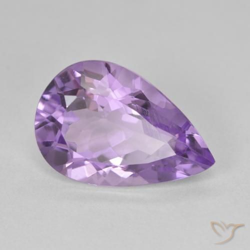 9,17 ctw natürlicher Mittelviolett Amethyst, Birnenform, VVS-VS
