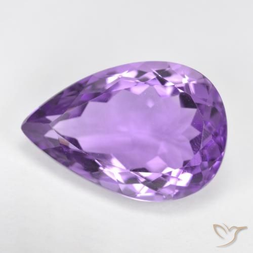4.63ct Natürlicher tiefviolett Amethyst, Birnenform, VVS-VS
