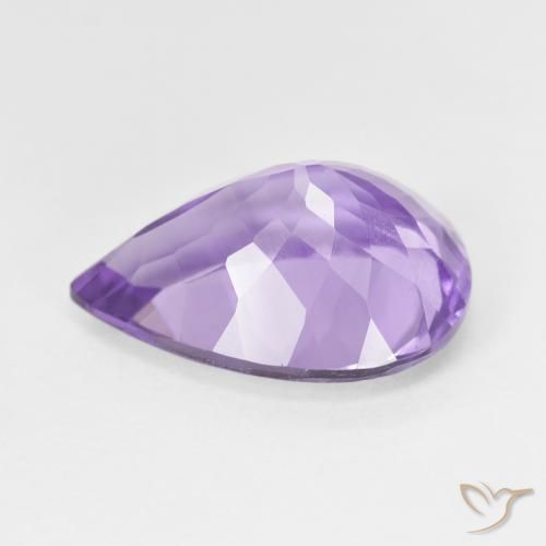 9,17 ctw natürlicher Tiefvioletter Farbton Amethyst, Birnenform, VS